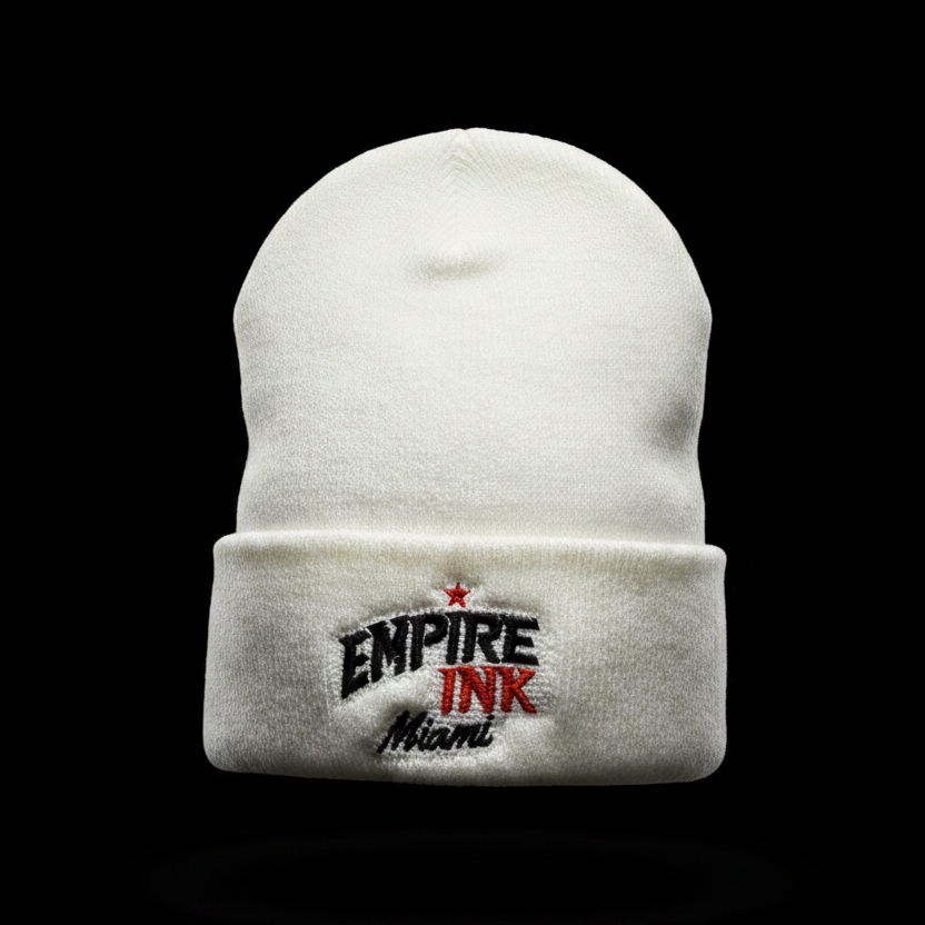 Empire North Beanie – Arctic White